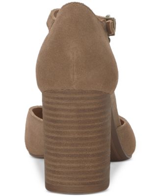 Women's Kanira Square-Toe Stacked Heel Pumps