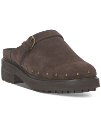 Lucky Brand - Women's Caytina Studded Buckle Strap Clogs