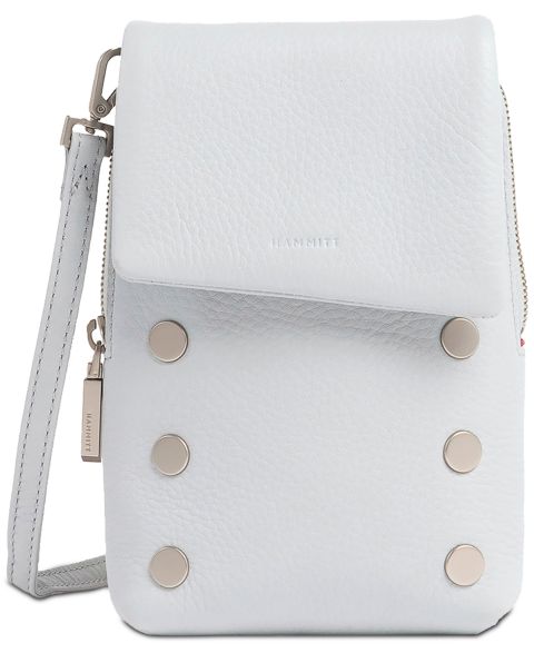 Женская сумка Hammitt VIP Mini Mobile Leather Crossbody Handbag, цвет: Bluebird
