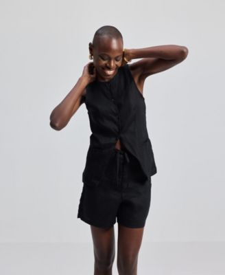 Women's Hemp Shorts in Black