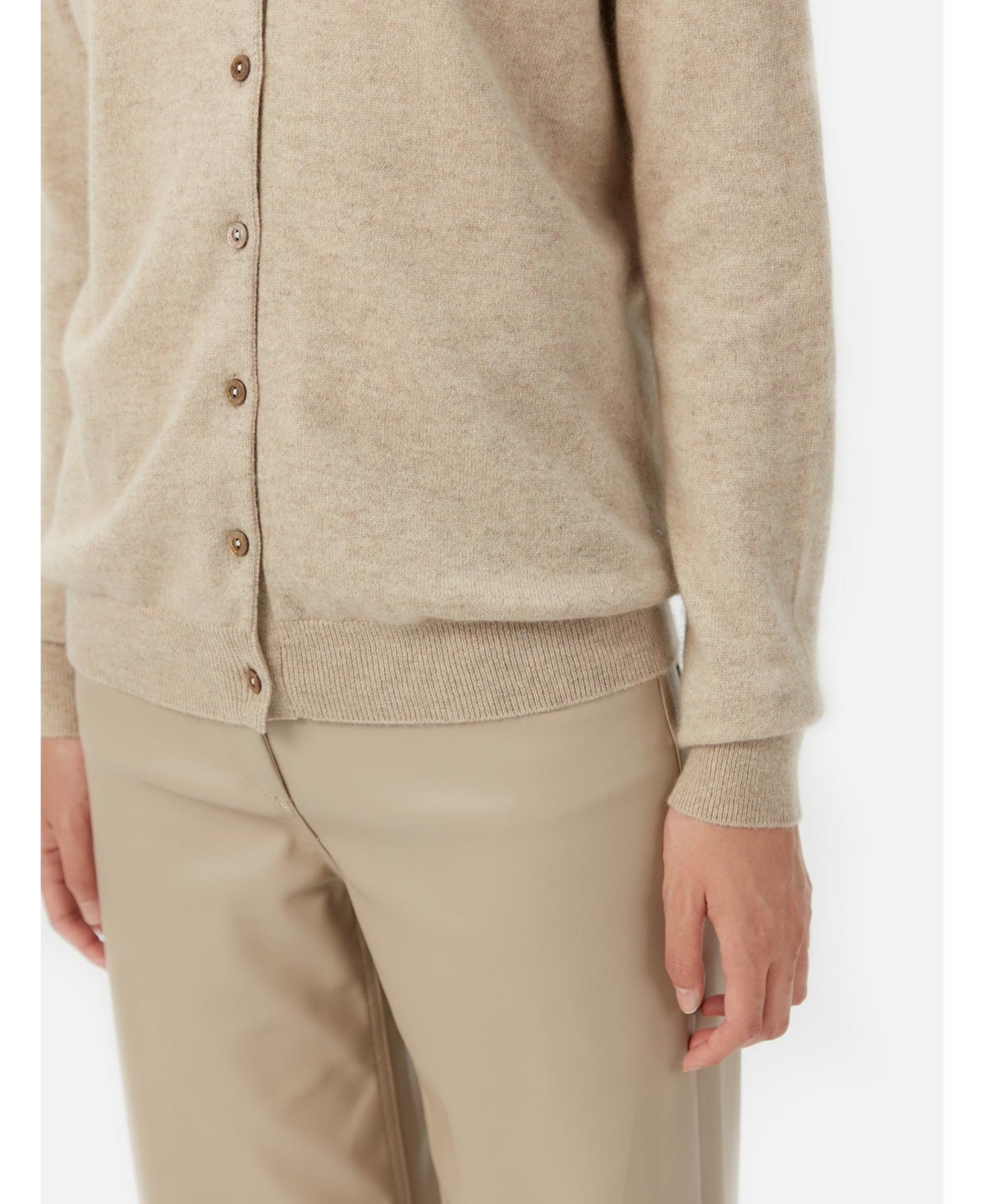 Gobi Cashmere Women's 100% Crew Neck Cardigan