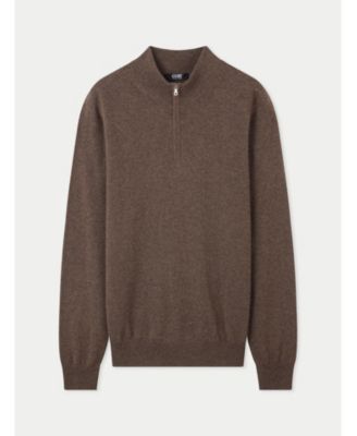 Men's Cashmere Half-Zip Sweater