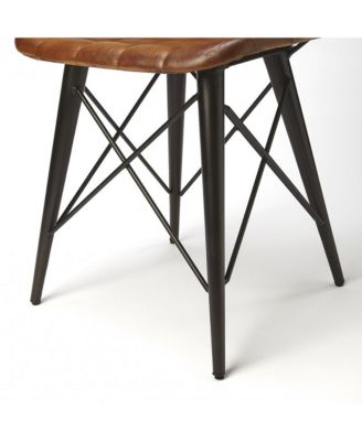 Faux Leather Tufted Side Chair for Dining Room or Office Seating