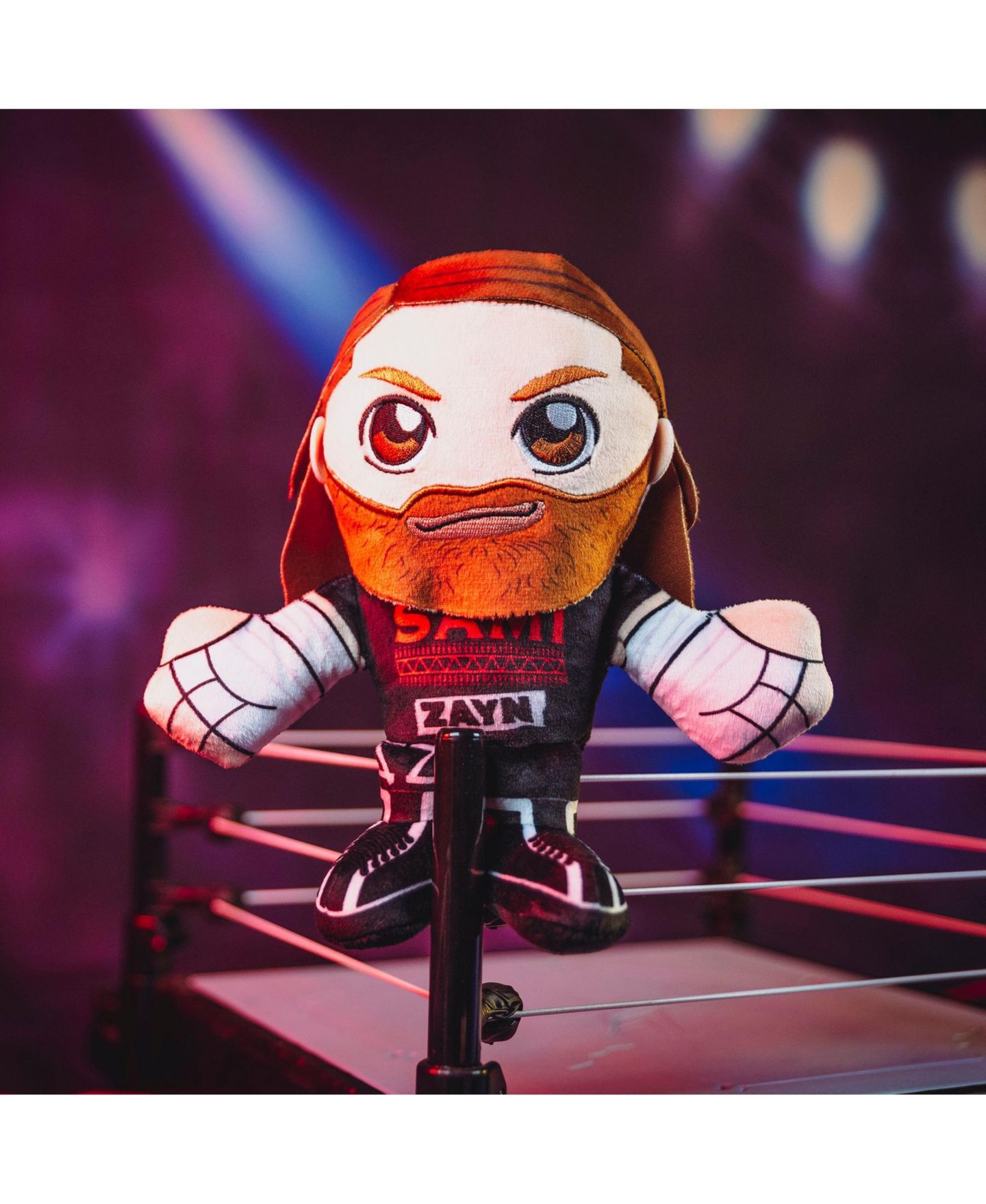 Детская мягкая игрушка Bleacher Creatures Sami Zayn 8" Chibi-Inspired Kuricha Plush — фото 2