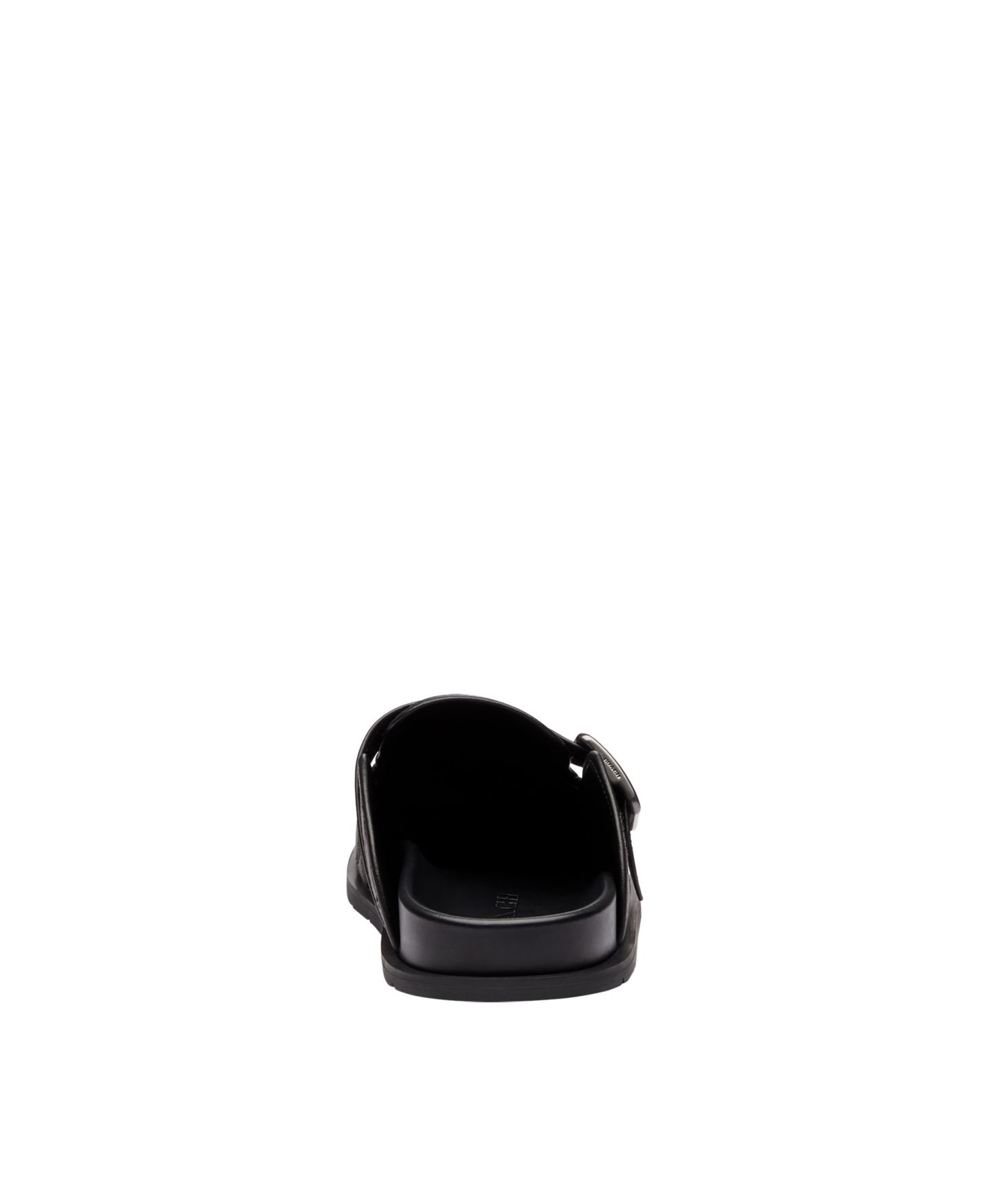 Мужские сабо COACH Buckle Clog in Signature Jacquard, цвет: Графитовый / Чёрный — фото 3