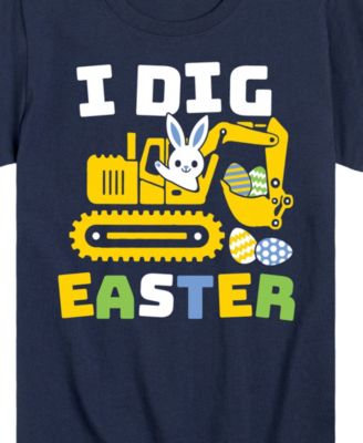 Big Boys I Dig Easter Graphic T-Shirt