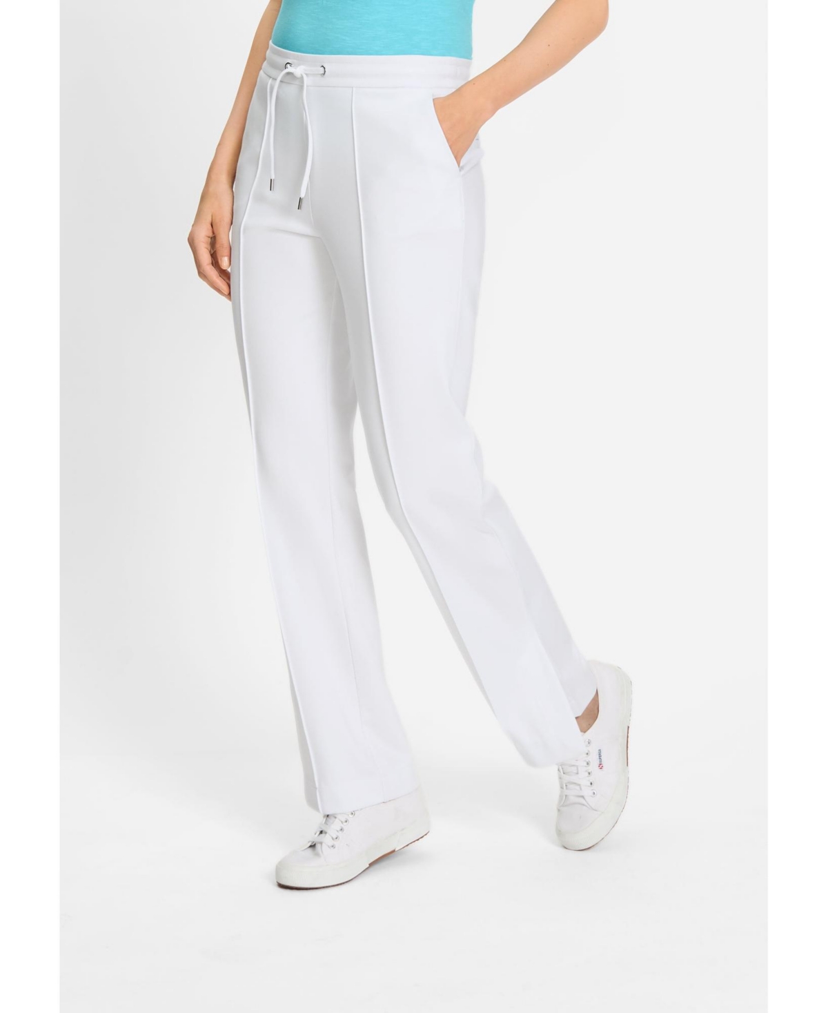 Women's Mona Fit Straight Leg Pant - White