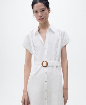 Women's Linen Shirt Dress