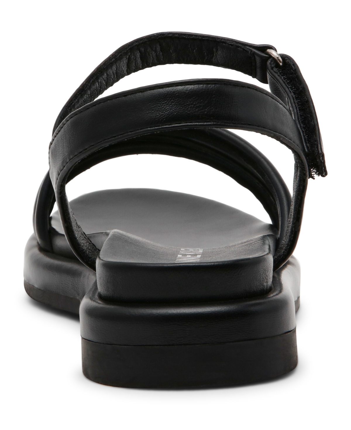Shop Anne Klein Women's Ellen Strappy Footbed Flat Sandals In Black