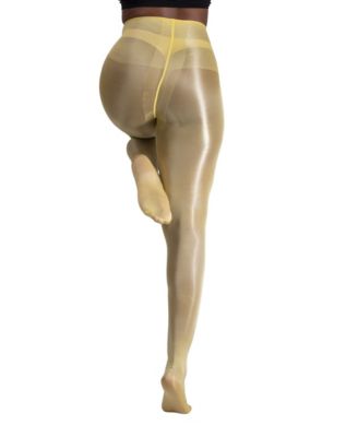 Women's Lustrous Silky Shiny 40 Denier Semi-Opaque High-Waist Pantyhose Tights SKU11003-BL	