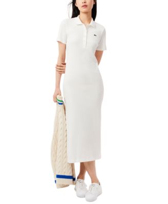 LACOSTE USA - Women's Midi Polo Dress