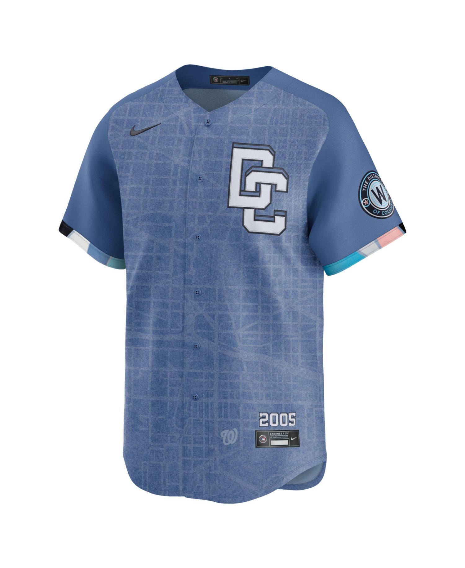 Men's Blue Washington Nationals 2025 City Connect Limited Jersey