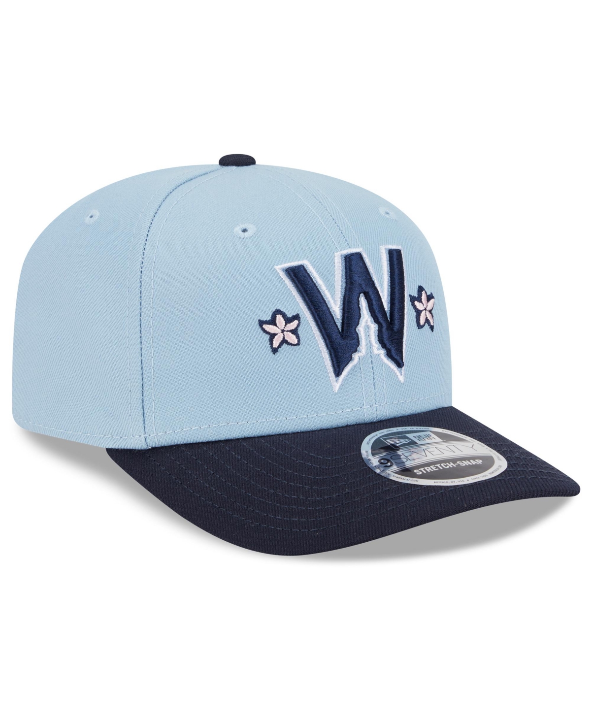 New Era Men's Blue Washington Nationals 2025 City Connect 9seventy Adjustable Hat In Blue