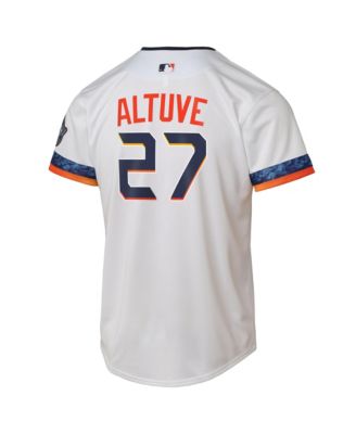 Big Boys and Girls Jose Altuve White Houston Astros 2025 City Connect Limited Player Jersey