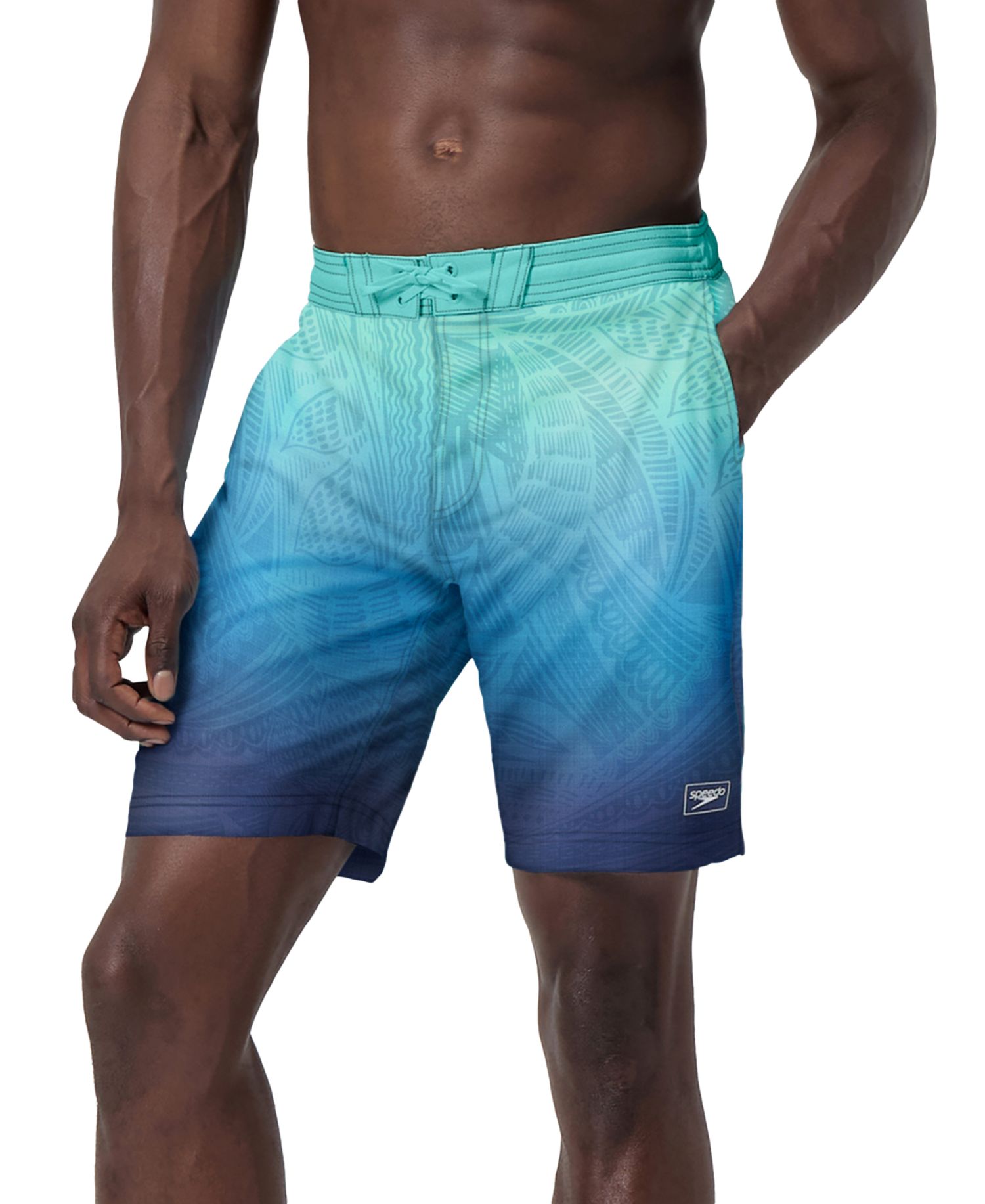 Men's Island Flow Bondi Basin Ombre Drawstring 9" Boardshorts