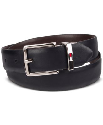 Big Boys Reversible Dress Belt with Logo Buckle