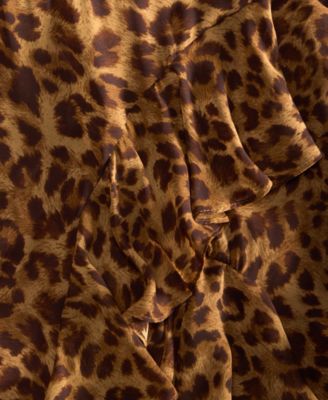 Women's Printed Sheath Chiffon Halter Dress