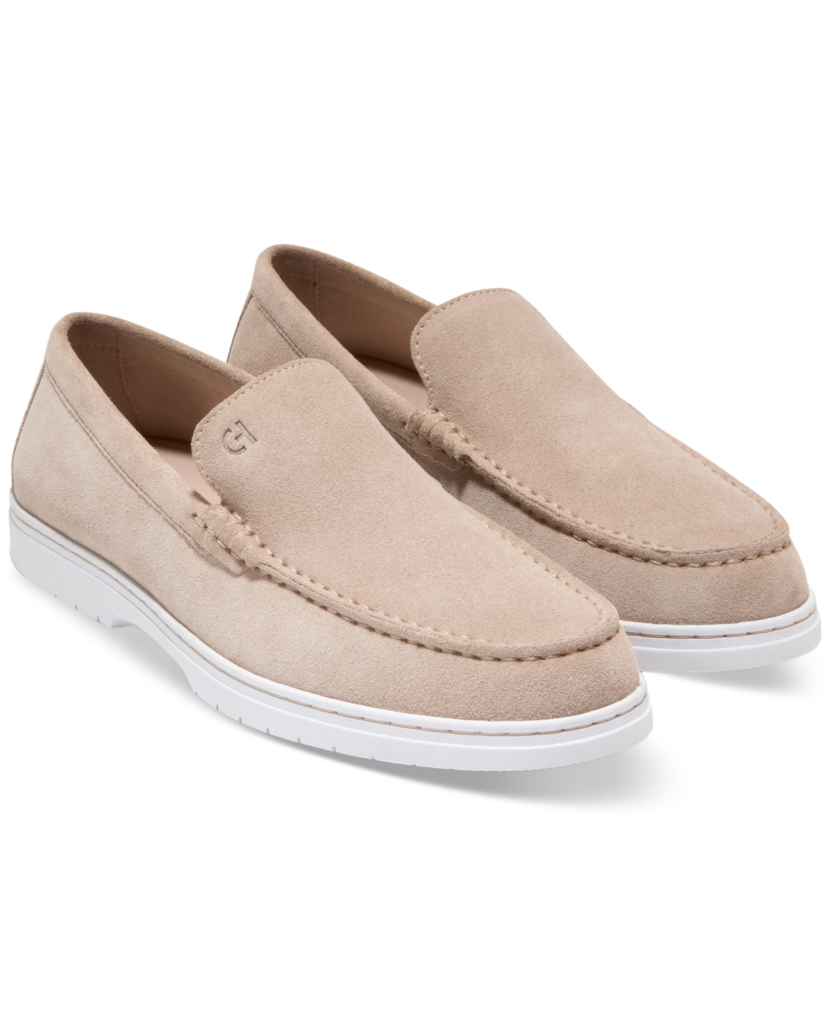 Cole Haan American Classics Hampton Loafer In Light Sesame Suede
