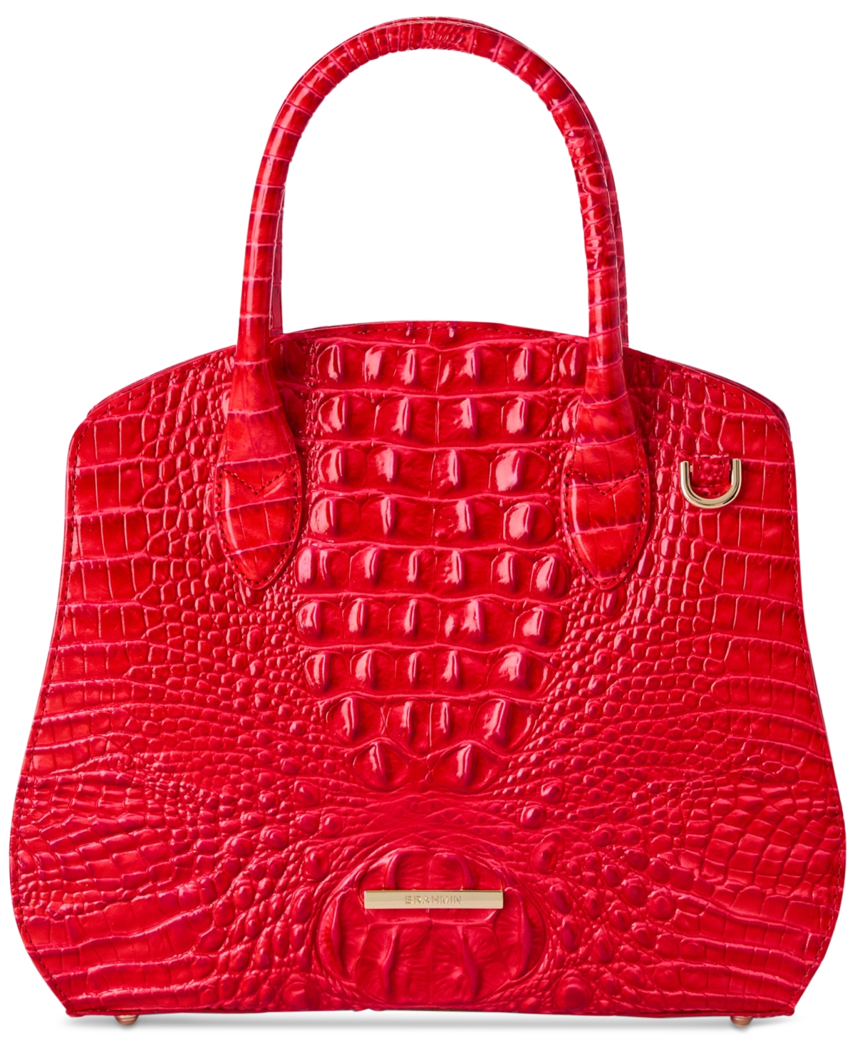 Rosetta Melbourne Medium Leather Satchel - Sriracha