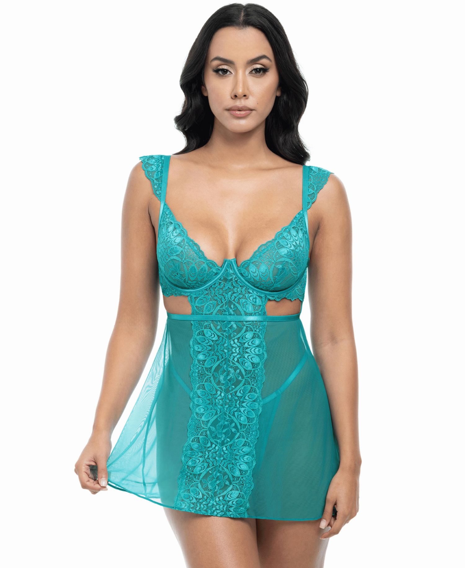 Women's Farah Lace Sheer Babydoll