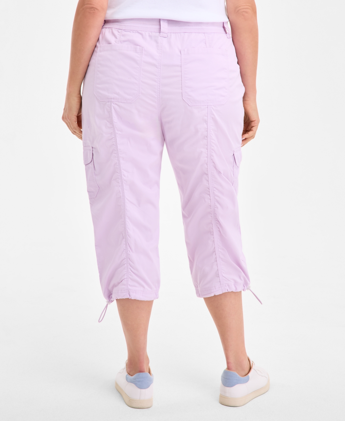 Style & Co Plus Size Cargo Capri Pants, Exclusively At Macy's