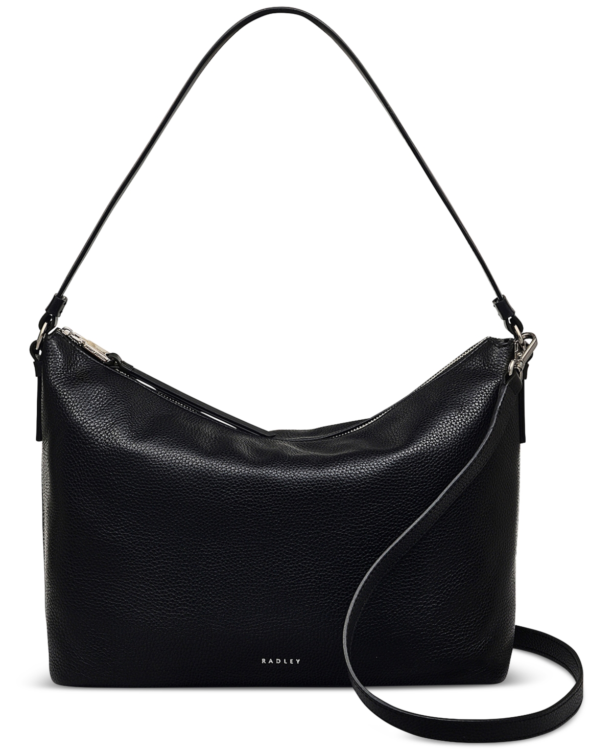 Bella Medium Zip Top Shoulder Bag - Vintage Blue
