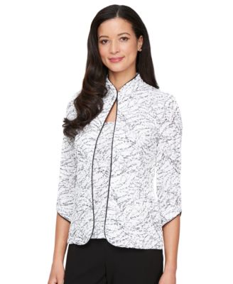 Alex Evenings - 2-Pc. Mandarin Jacket & Top