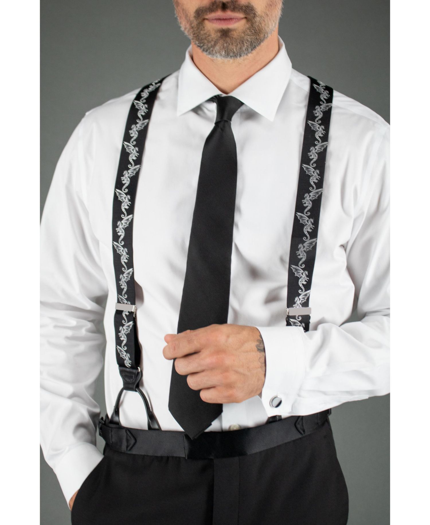 Big & Tall Sutton Solid Color Silk Necktie