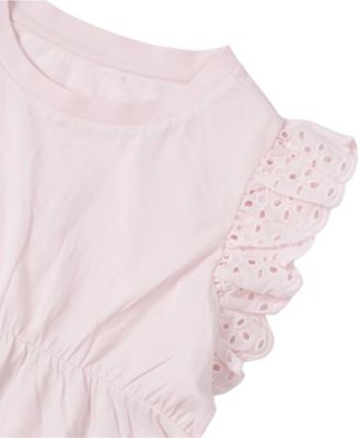 Girls Short Sleeve Peplum Top