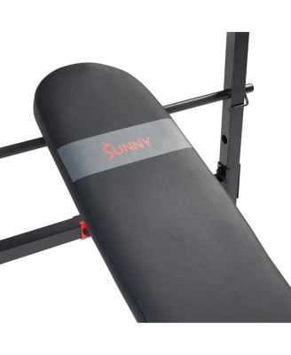 Adjustable Standard Incline Weight Bench, Bench Press with Barbell Rack