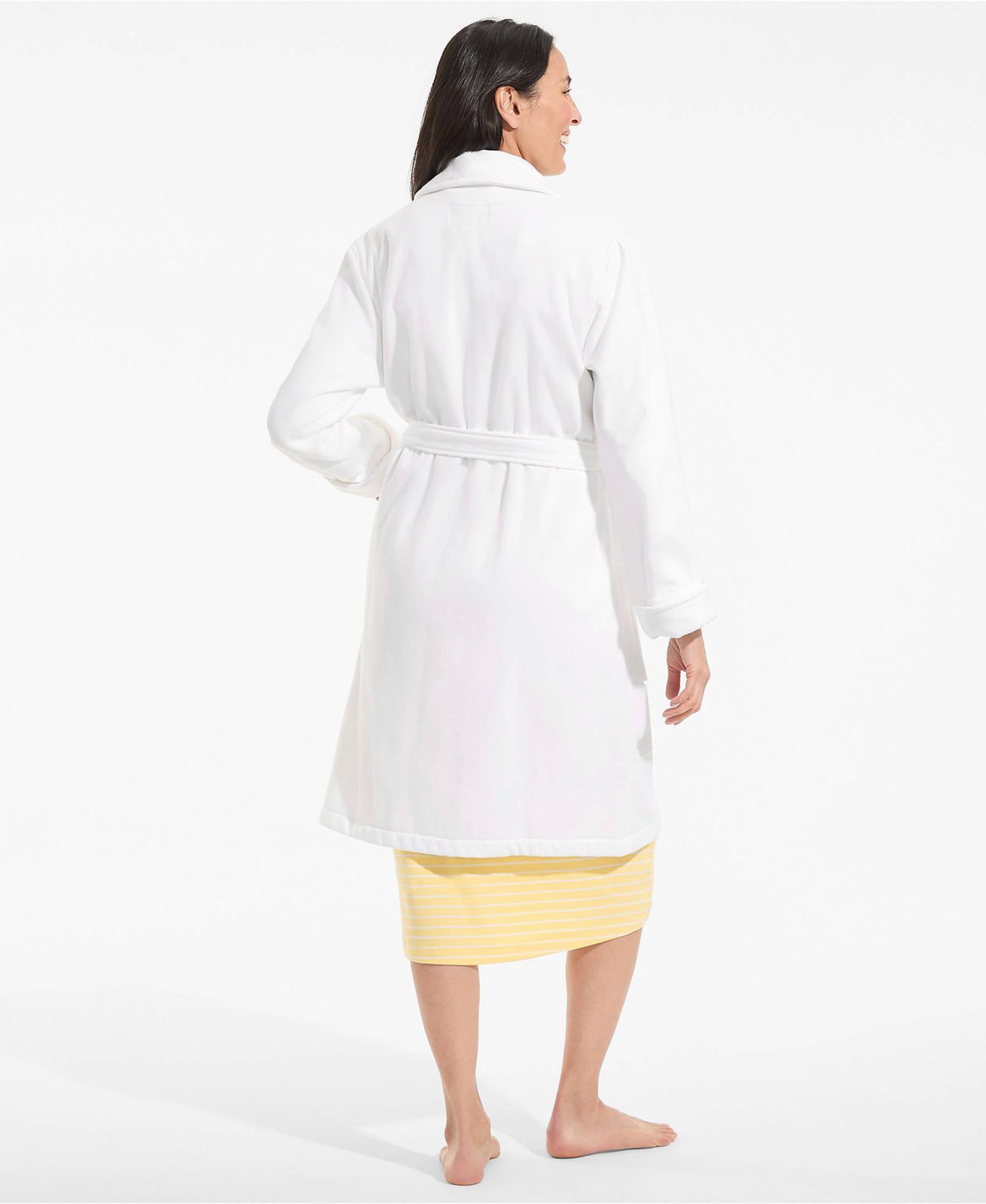Women's Cotton Terry Knee Length Spa Bath Robe
