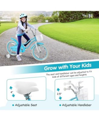 18-Inch Kids Bike with Dual Brakes and Adjustable Seat, Lightweight for Ages 3-8