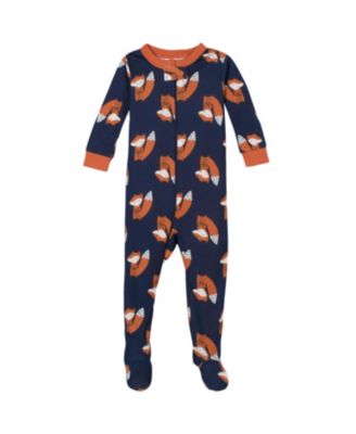 Toddler Boys 2-Pack Snug Fit Footed Cotton Pajamas