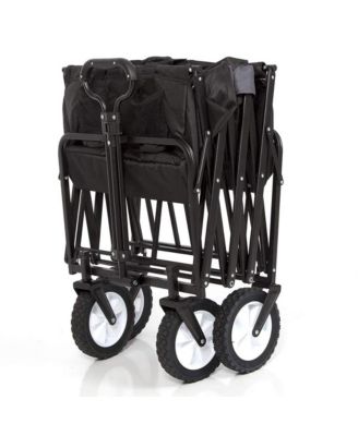 Xtender 52&amp;quot; Extra Long Collapsible Utility Storage Wagon Cart, Black
