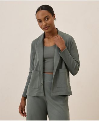 Women's Organic Cotton Airplane Relaxed Blazer