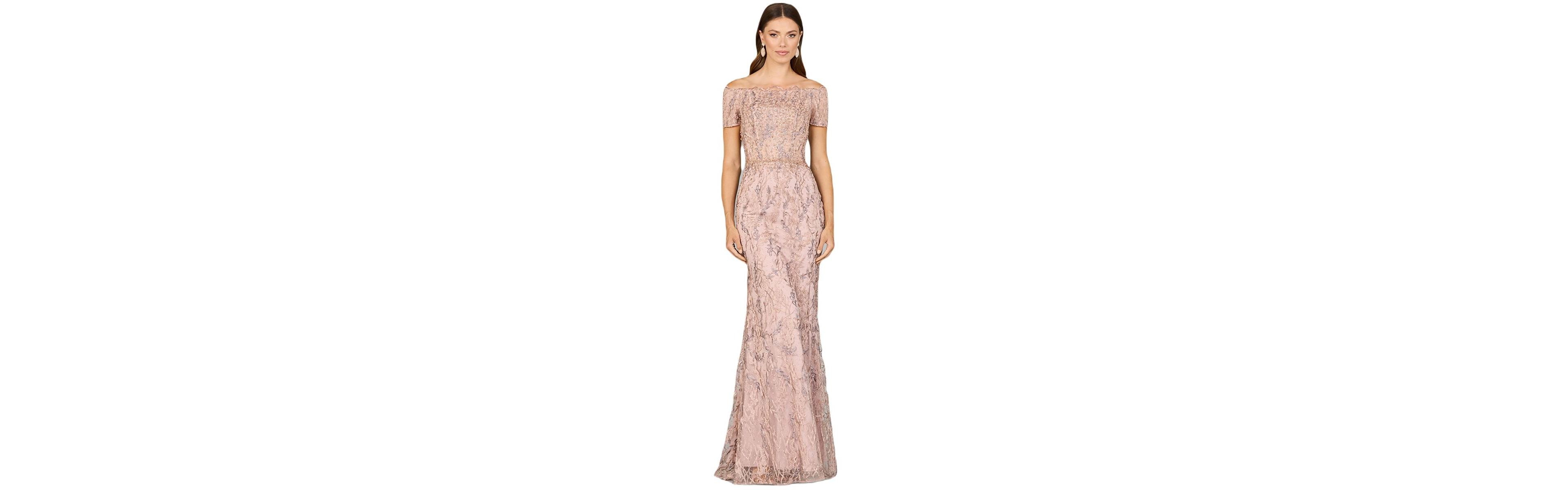 Lara Women's Off Shoulder Mermaid Gown with Short Sleeves