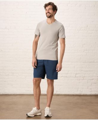 Men's Organic Cotton Luxe Stretch Jersey Slim V-Neck Tee