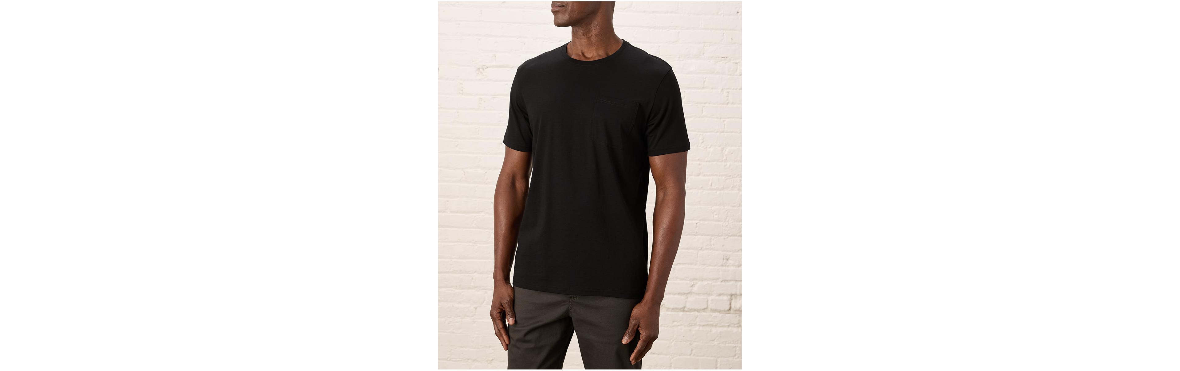 Pact Men's Organic Cotton Softspun Pocket Crew Tee