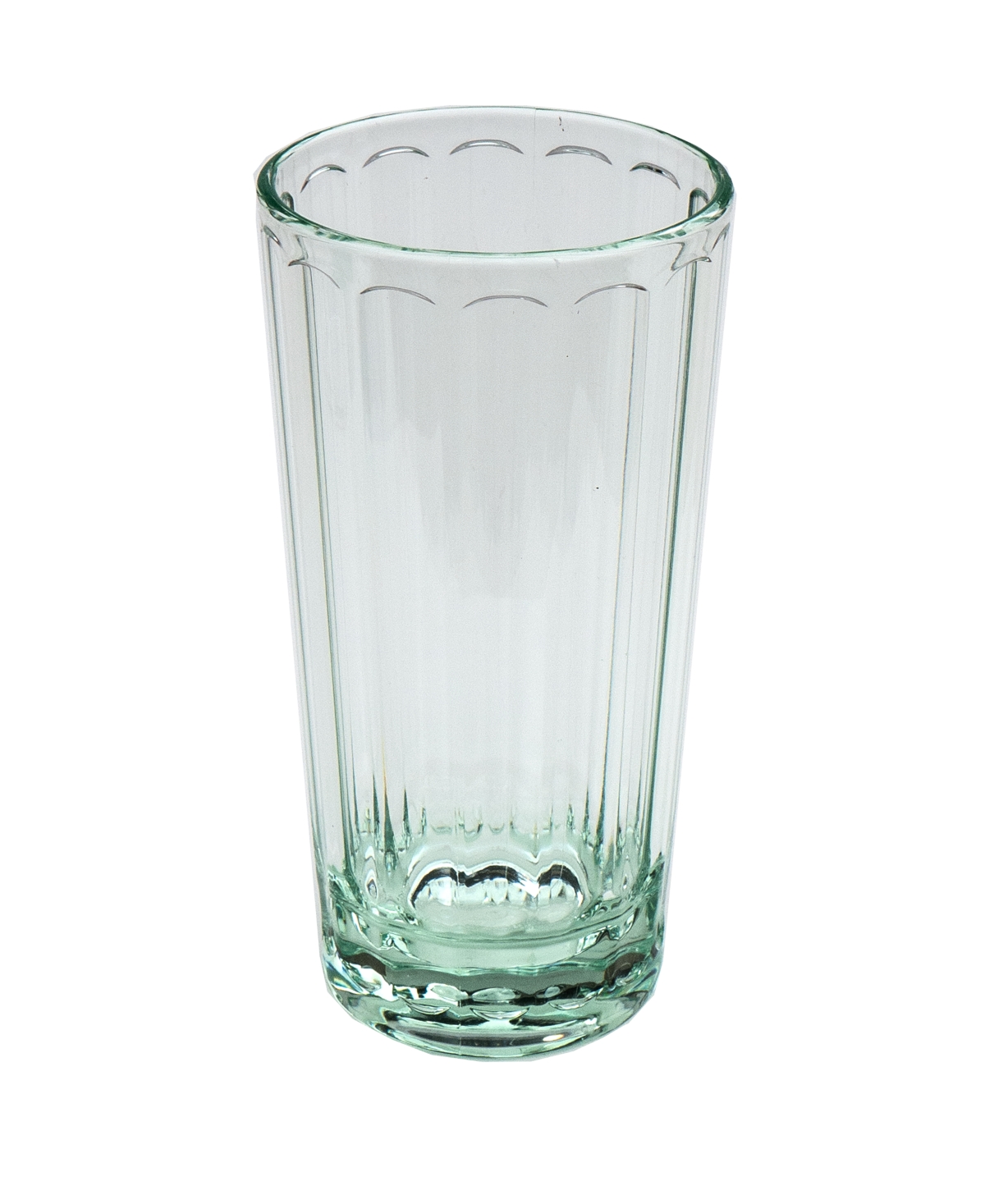 Tarhong Simple Scallop Double Old Fashioned Glasses, Set Of 6 In Clear