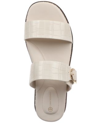 Women's Gianaa Double Strap Footbed Sandals, Created for Macy's