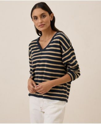 Women's Organic Cotton Classic Fine Knit Relaxed Sweater