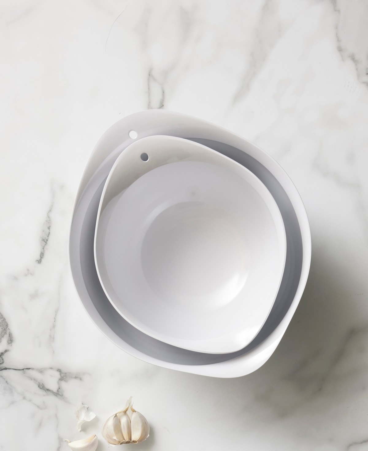 Rosti Victoria 2-piece Mixing Bowl Set In White