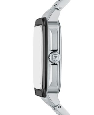 Men's Crosby Three-Hand Date Stainless Steel Watch, 42mm