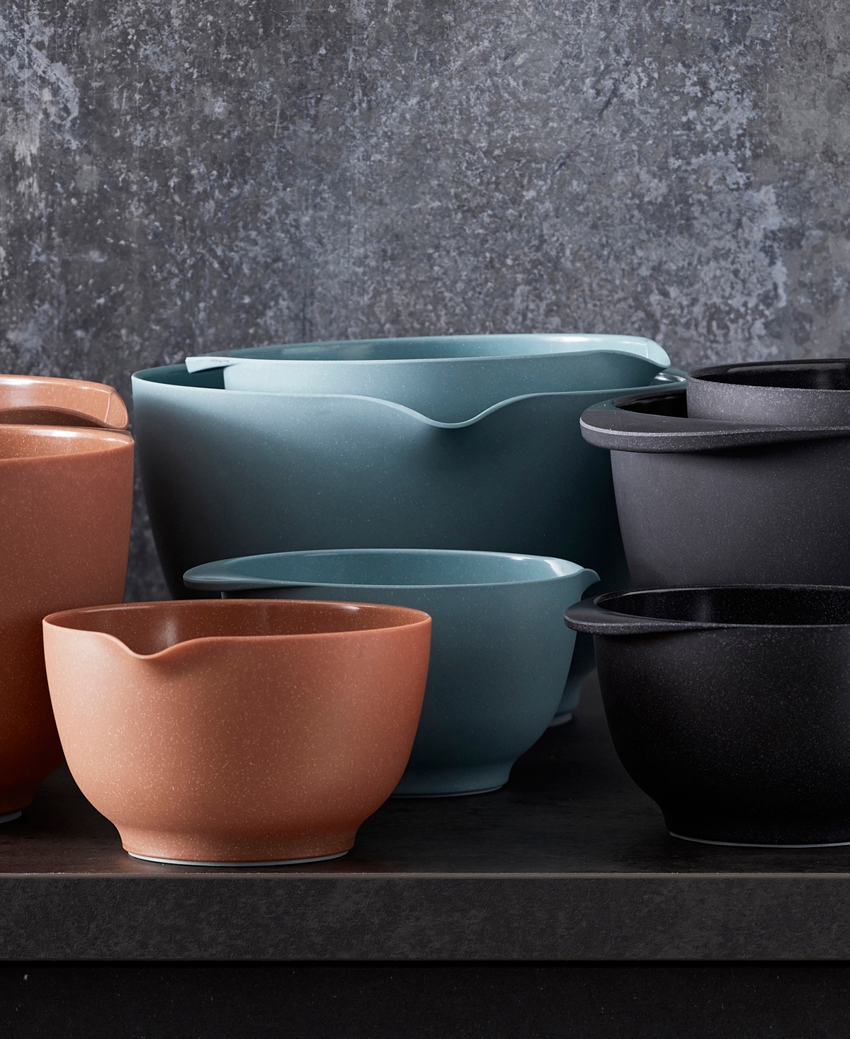 Rosti Margrethe 2-piece Mixing Bowl Set In Pebble Green