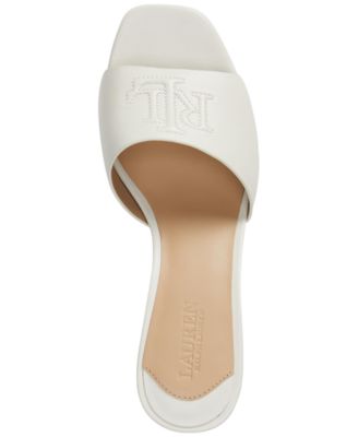 SALE★Ralph Lauren★ ロゴ ブロックヒール サンダル Everly Lauren Ralph Lauren Women's Everly Block-Heel Dress Sandals