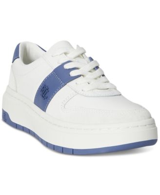 Lauren Ralph Lauren Women's Harlie Lace-Up Sneakers - Macy's