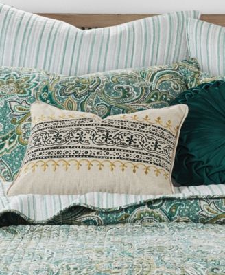 Kimpton Embroidered Decorative Pillow, 14" x 18"