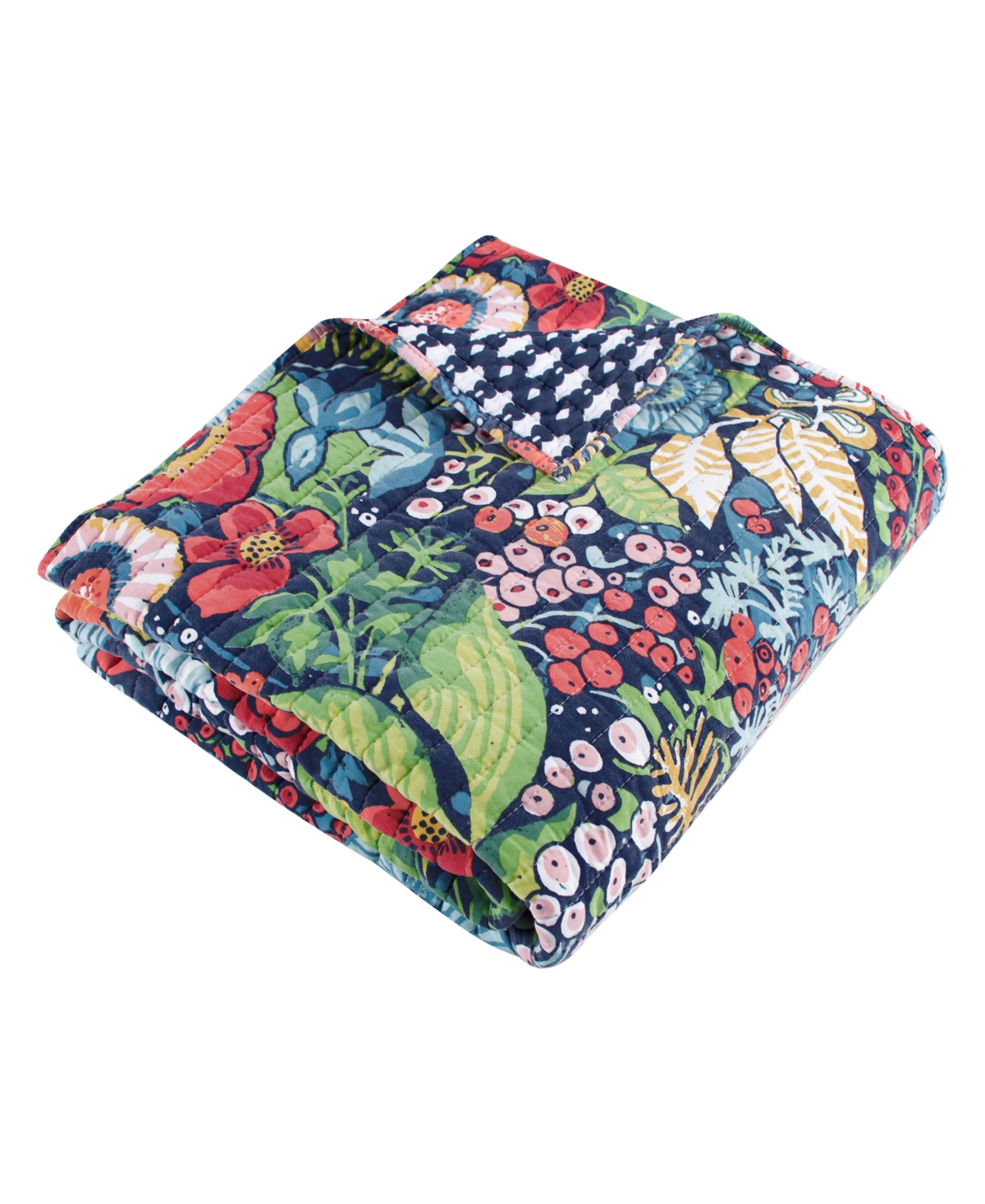 Levtex Night Garden Reversible Quilted Throw, 50" X 60"
