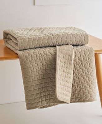 Velvet Stitch Reversible Quilted Throw, 50" x 60"