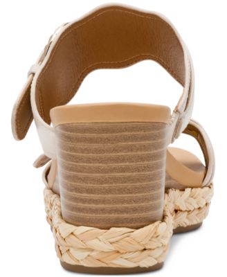 Women's Elio Double Buckle Wedge Sandals